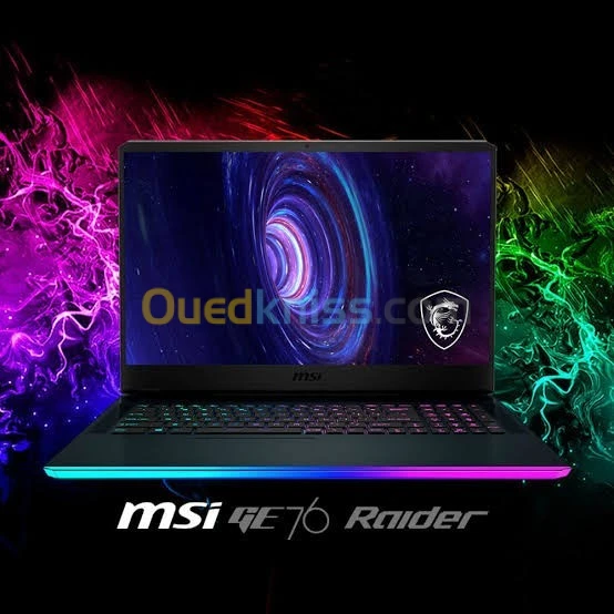 MSI GE 76 RAIDER - Intel® Core™ i7-12700H - RTX 3080 Ti 16 Go - TDP 175 W - RAM 32GO 4800Hz- 1TB SSD