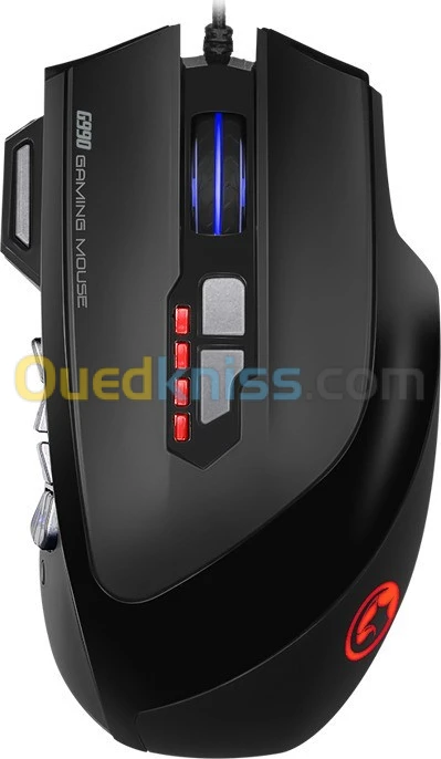 Souris MARVO Scorpion G990 /Laser, Avago 9800/12000 FPS, 30 G max. accel./16000 DPI/