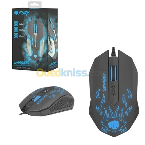 SOURIS FURY BATTLER 6400 DPI