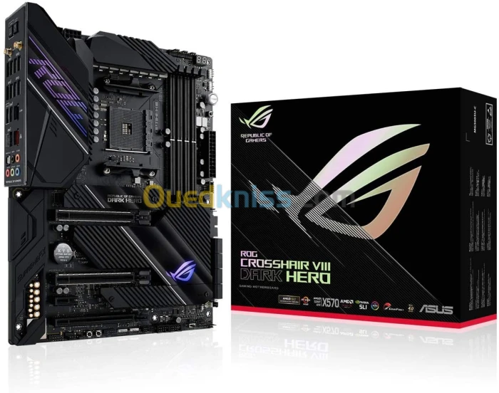 CARTE MERE AMD SOCKET AM4 CHIPSET X570 ASUS ROG X570 ROG CROSSHAIR VIII DARK HERO WiFi 6 USB3.2