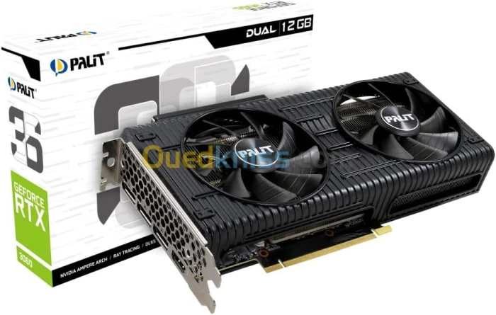 Carte Graphique Palit NVIDIA GeForce RTX 3060 12 Go GDDR6 OCCASION ( GARENTIE 4 MOIS )