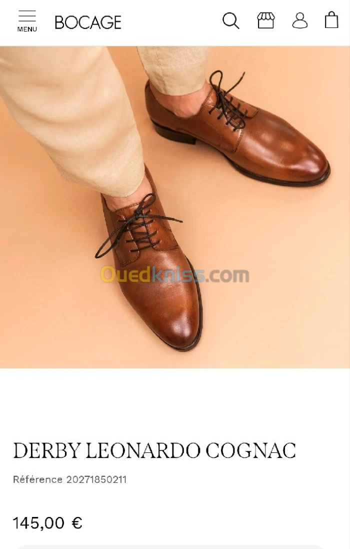 DERBY BOCAGE LEONARDO 42