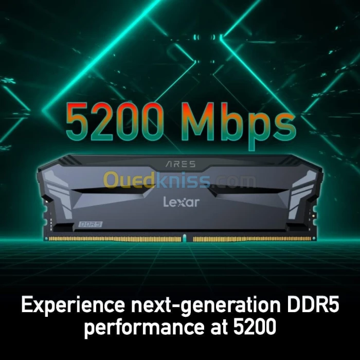 RAM LEXAR DDR5 ARES 32GB 5200MHZ CL38 KIT 2X16GB 