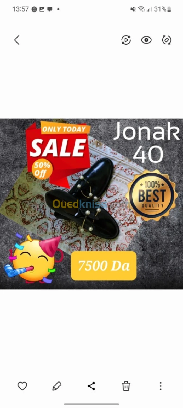 Derbie en cuir de chez JONAK soldé 