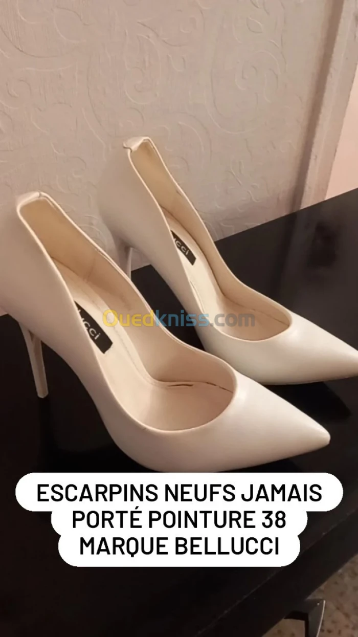 Escarpin blanc pointure 40