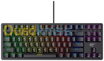 CLAVIER HAVIT GAMENOTE KB869L MECANIQUE BLUE SWITCH RGB