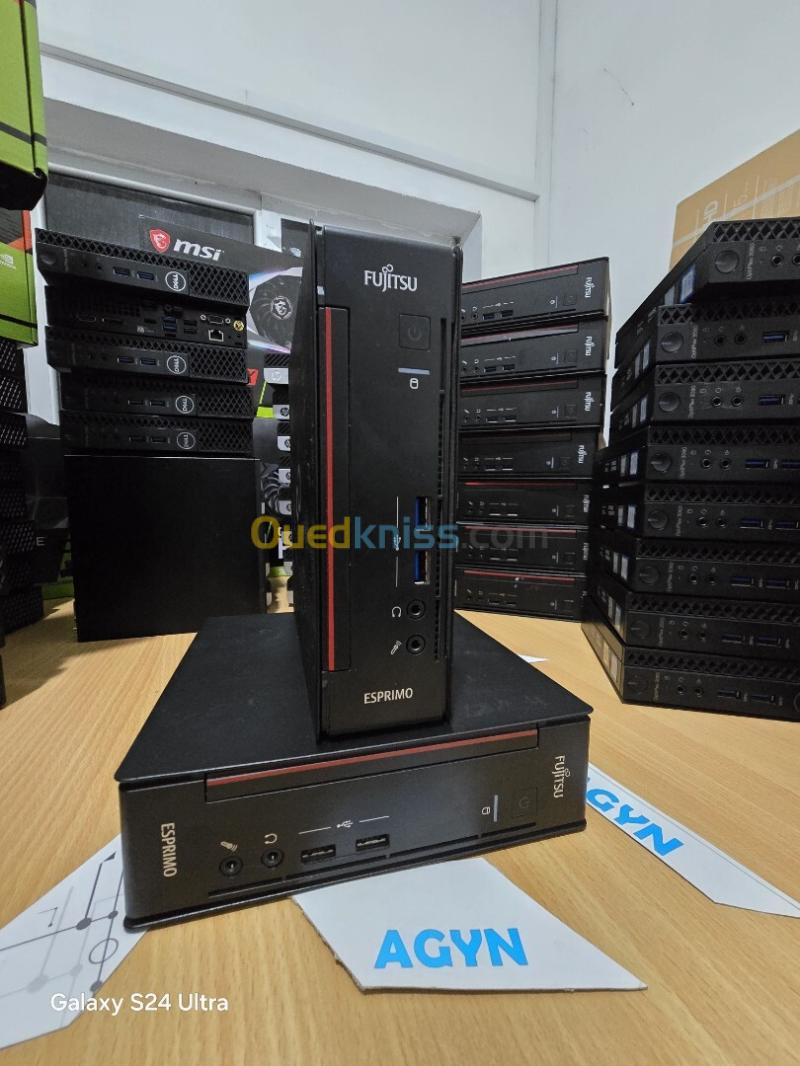 MINI PC Fujitsu Esprimo Q556 Core i3 7e generation 3,2 GHz - SSD 256 Go RAM 4 Go 4