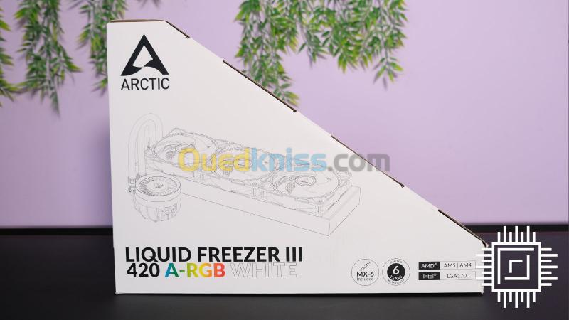  CPU COOLER Arctic Liquid Freezer III 420 A-RGB White