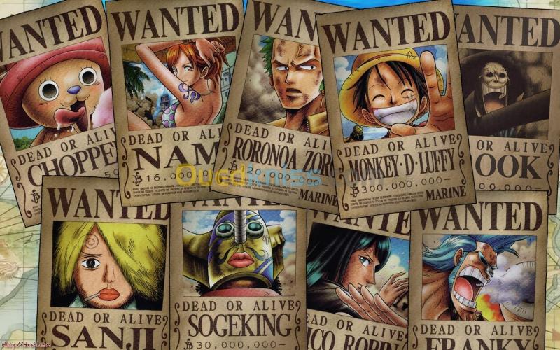  POSTER ET STICKERS ONE PIECE