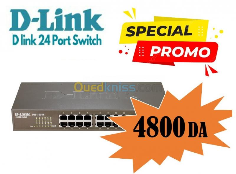  PROMO Switch D-Link 24 Ports DES-1024A
