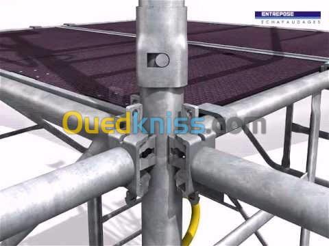  Multidirectional scaffolding rental