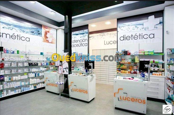 Agencement pharmacie Tizi Ouzou ,Béjaï