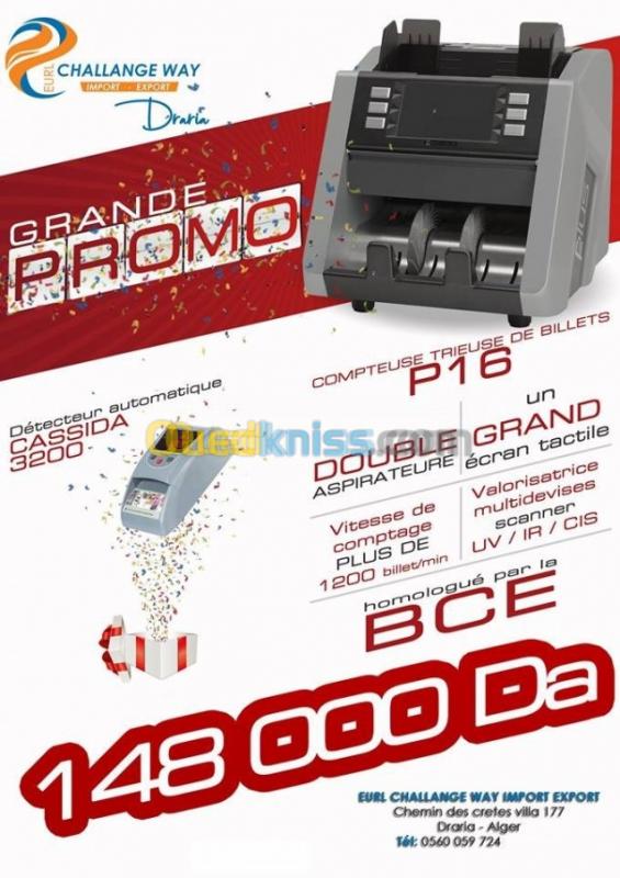 PROMO COMPTEUSE PRO P16+SCANNER 3200