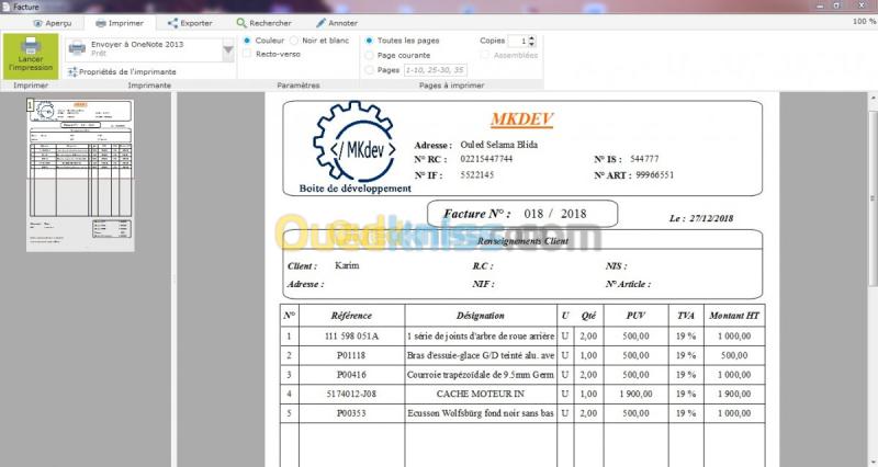 Gestion Commercial et Stock 6