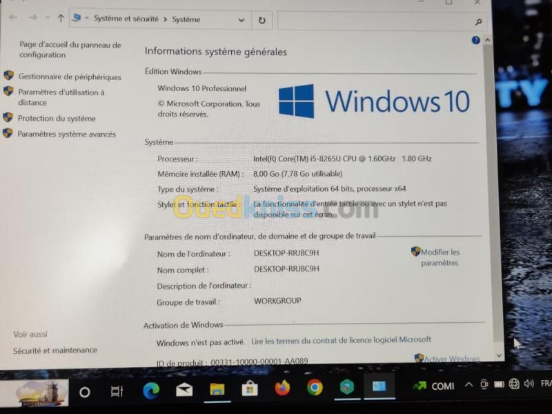 LENOVO THINKPAD T490S ULTRA SLIM I5 8EME / 8G / 256 SSD /14 FHD 6