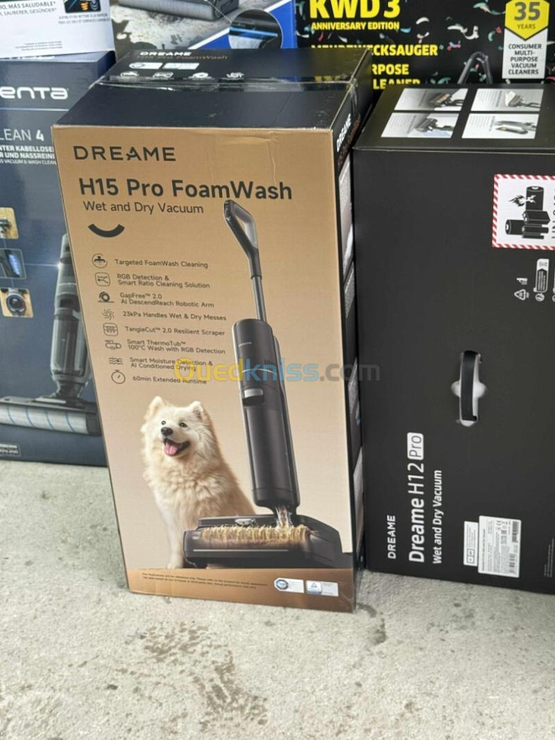 Aspirateur laveur DREAME H15 Pro FoamWash  23 000 Pa