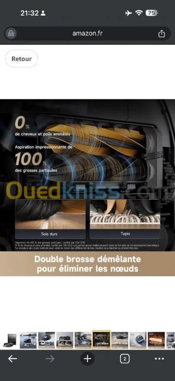 DREAME Aspirateur robot Aqua 10 Ultra Track Complete Noir 8