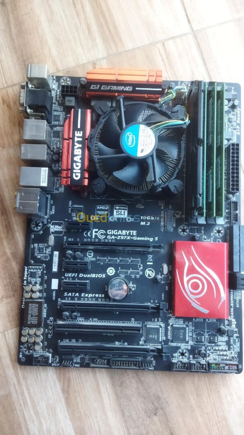 Bundle combo Gigabyte Z97x Gaming5 + i5 4460 + RAM 32gb ddr3 4