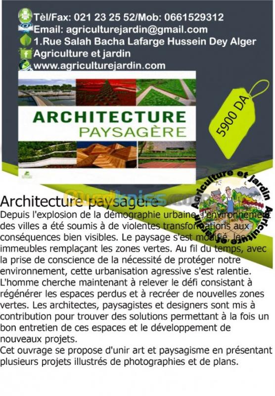  ARCHITECTURE PAYSAGERE 
