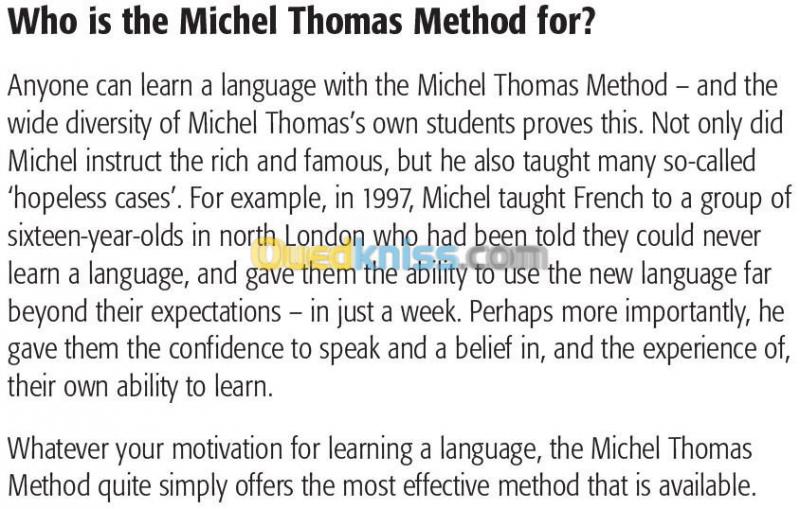 Michel Thomas (langues étrangères) MP3