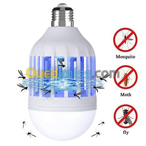  Ampoule 2 en 1 anti-moustique LED E27 