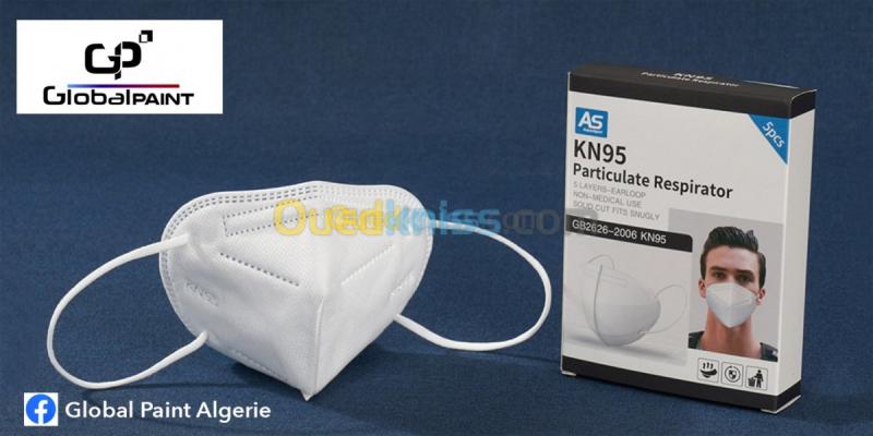 Masque Protection Kn 95 (Équivalent Ffp2) Lot De 10 Blanc - Prix en Algérie