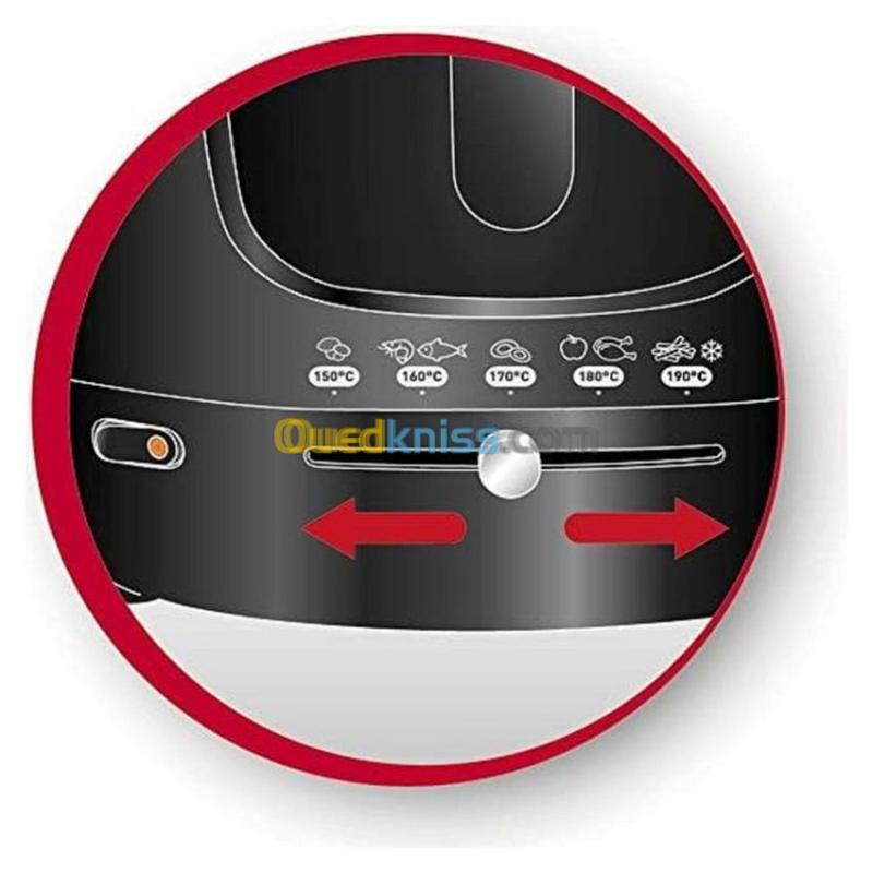 MOULINEX Friteuse Carambar Am480870 Friteuse Xxl Mega - 2Kg - Noir 4