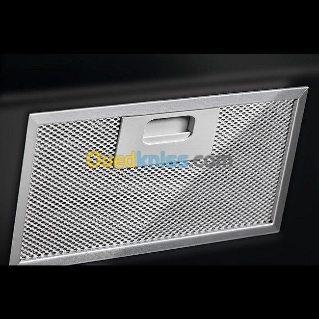 PROMO HOTTE INCLINEE EN 2 VERRE NOIR 60CM
