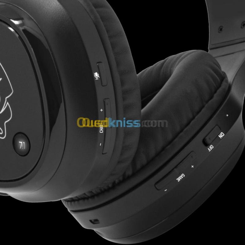 CASQUE GAMING SPIRIT OF GAMER XPERT H1100 -SANS FIL 2.4 GHz- VIRTUAL 7.1 - MICRO RÉTRACTABLE - NOIR 3