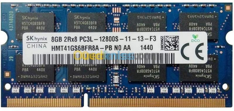  DDR3 8G PC3L SK HYNIX 12800S SODIMM