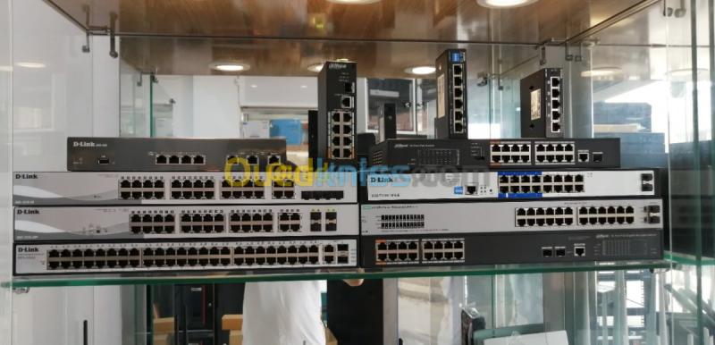 switch Mega / Giga / PoE 5 / 8 / 16 / 24 / 48 Port + SFP 4