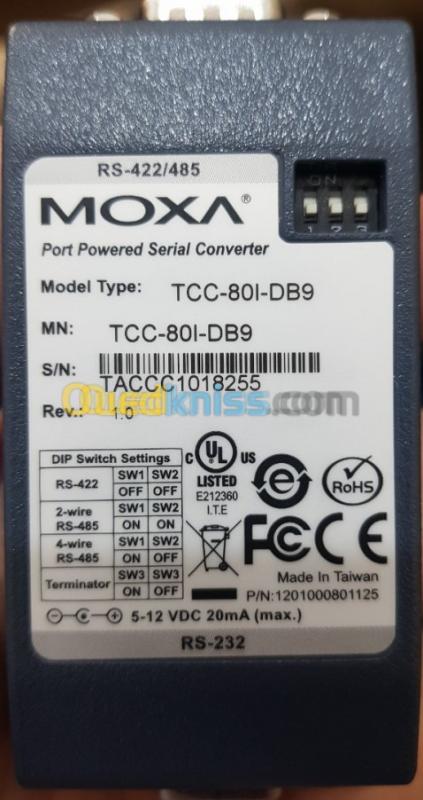 convertisseur MOXA RS-232 - RS-422/485