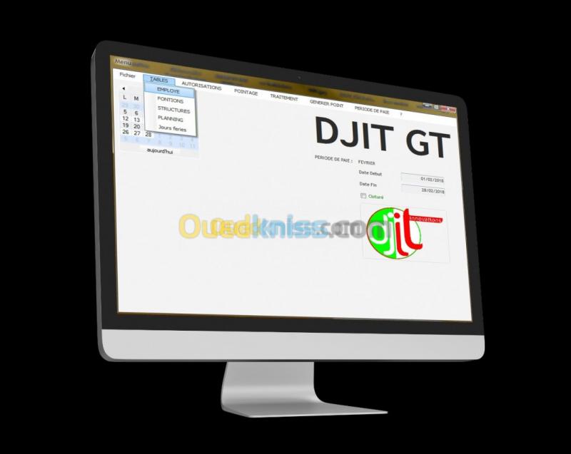  DJIT GT (GESTION DES TEMPS) POINTAGE