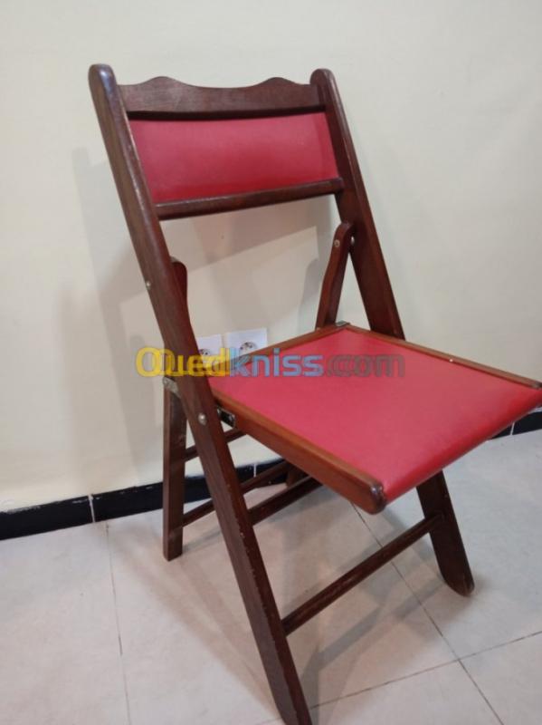  Chaise pliable en bois 