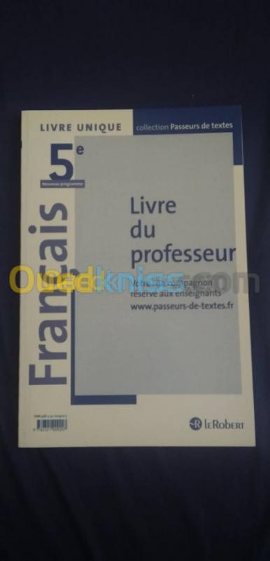  Livres scolaires prog français 5e