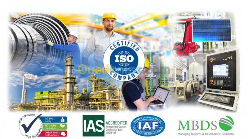  Accompagnement et certification ISO