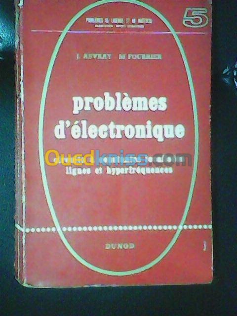  livres D'ELECTRONIQUE/ELECTROTECHNIQUE