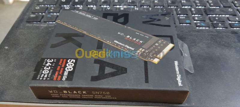  SSD M.2 NVME WD BLACK SN750 NEUF