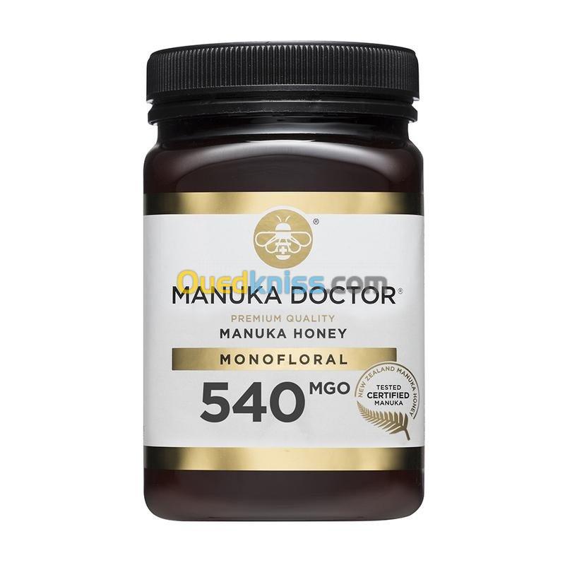  Manuka Doctor 540 MGO Miel de Manuka Monofloral 500Gr عسل مانوكا أحادي الزهرة