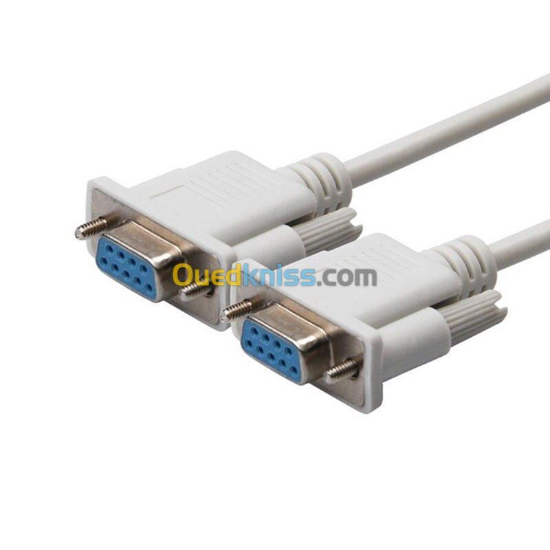  Câble DB 09 RS232 COM M/M - F/F 1.5Metre 