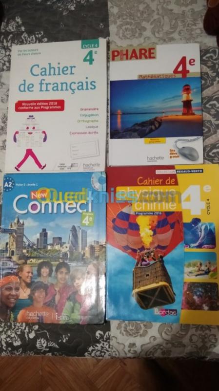  Livres scolaires programme français 4e