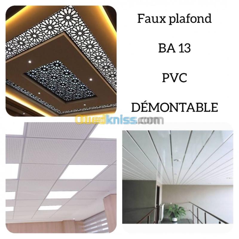 Faux plafond pvc / ba13 Alger Algérie — free download
