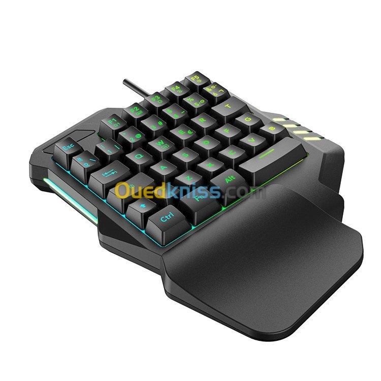 Mini Clavier Filaire Gaming USB RGB HAVIT KB513L 3