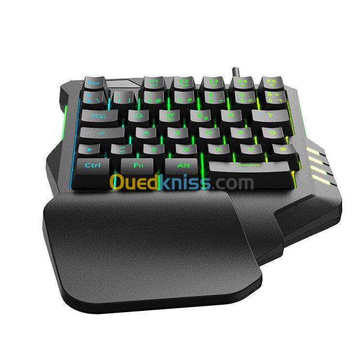 Mini Clavier Filaire Gaming USB RGB HAVIT KB513L 4