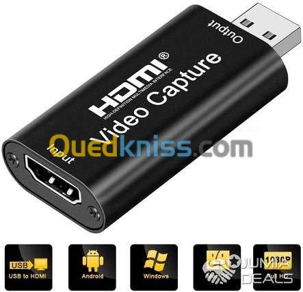  CARTE CAPTURE VIDEO HDMI TO USB 4K