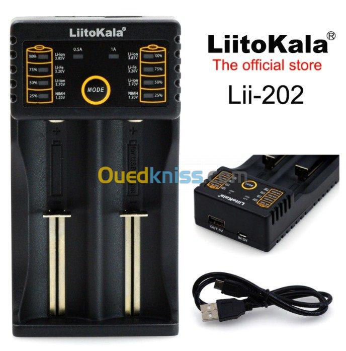  Chargeur de pile LiitoKala Lii-202