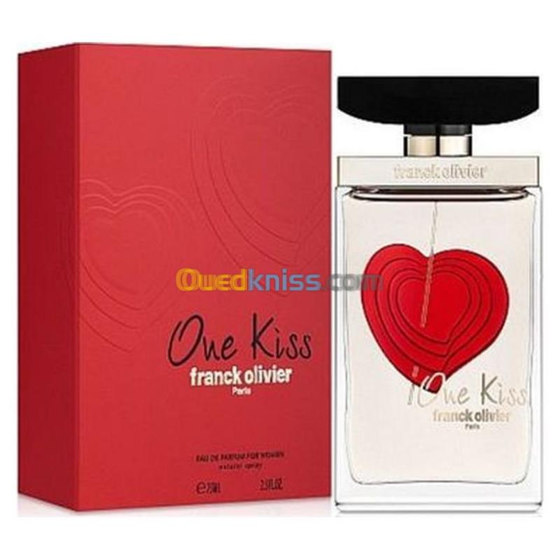  FRANCK OLIVIER Eau De Parfum Femme - One Kiss - 75 Ml - Rouge