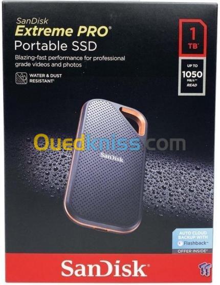 Disque externe SSD SanDisk Extreme Portable 1 To sur