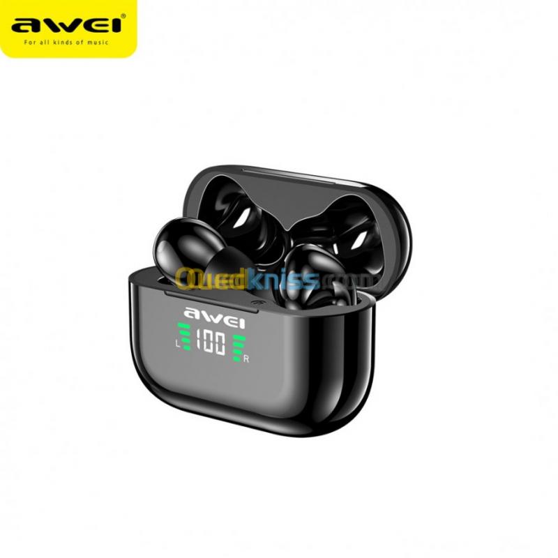 Ecouteur Earbuds sans-fil bluetooth 5.0 AWEI TWS T29P Étanche IPX6 Sport Avec Ecran Led
