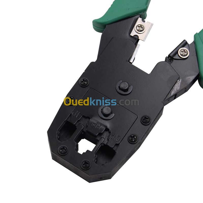 Pince à sertir réseau LAN Cable RJ45 RJ12 RJ11 8P6P4P avec dénudeur 2